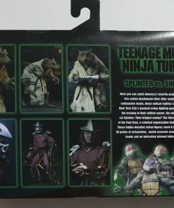 Teenage Mutant Ninja Turtles 1990 Movie – Splinter & Shredder By NECA Toys