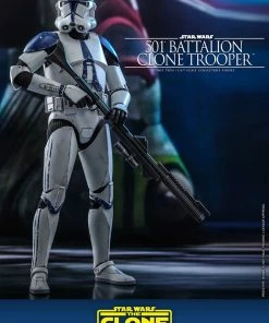 Sixth Scale Collectible Figures 501st Battalion Clone Trooper Sixth Scale Figure By Hot Toys The Clone Wars - Television Masterpiece Series