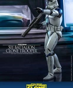 Sixth Scale Collectible Figures 501st Battalion Clone Trooper Sixth Scale Figure By Hot Toys The Clone Wars - Television Masterpiece Series