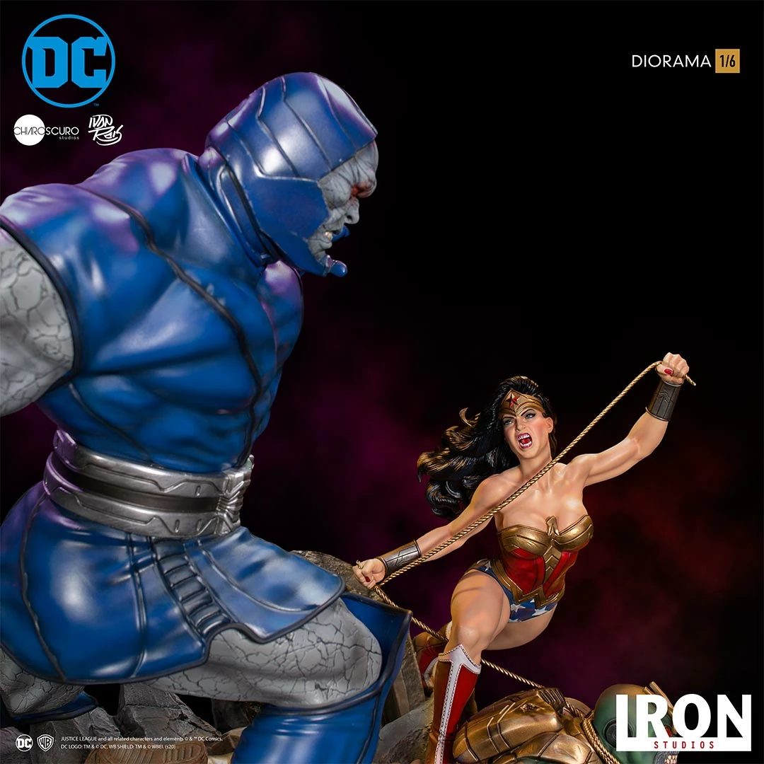 New 🎁 Wonder 👩 Woman Vs Darkseid Diorama 1/6 – DC Comics By Ivan Reis Iron Studios ⌛ 14 Wonder Woman Vs Darkseid Diorama 1/6 – DC Comics By Ivan Reis Iron Studios