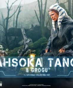 Hot Toys Sixth Scale Collectible Figures Ahsoka Tano And Grogu Sixth Scale Figure Set