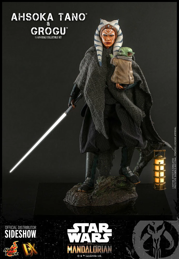 Outlet 🤩 Hot Toys Sixth Scale Collectible Figures Ahsoka Tano And Grogu Sixth Scale Figure Set 😍 4 Hot Toys Sixth Scale Collectible Figures Ahsoka Tano And Grogu Sixth Scale Figure Set