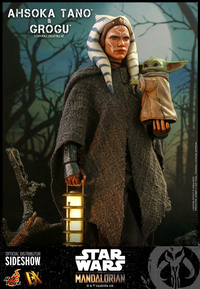Outlet 🤩 Hot Toys Sixth Scale Collectible Figures Ahsoka Tano And Grogu Sixth Scale Figure Set 😍 6 Hot Toys Sixth Scale Collectible Figures Ahsoka Tano And Grogu Sixth Scale Figure Set