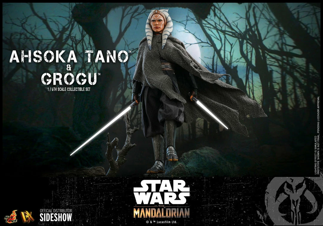 Outlet 🤩 Hot Toys Sixth Scale Collectible Figures Ahsoka Tano And Grogu Sixth Scale Figure Set 😍 11 Hot Toys Sixth Scale Collectible Figures Ahsoka Tano And Grogu Sixth Scale Figure Set