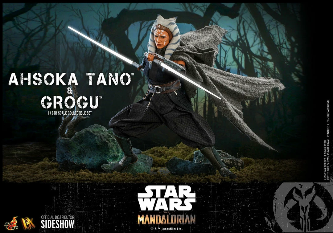 Outlet 🤩 Hot Toys Sixth Scale Collectible Figures Ahsoka Tano And Grogu Sixth Scale Figure Set 😍 14 Hot Toys Sixth Scale Collectible Figures Ahsoka Tano And Grogu Sixth Scale Figure Set