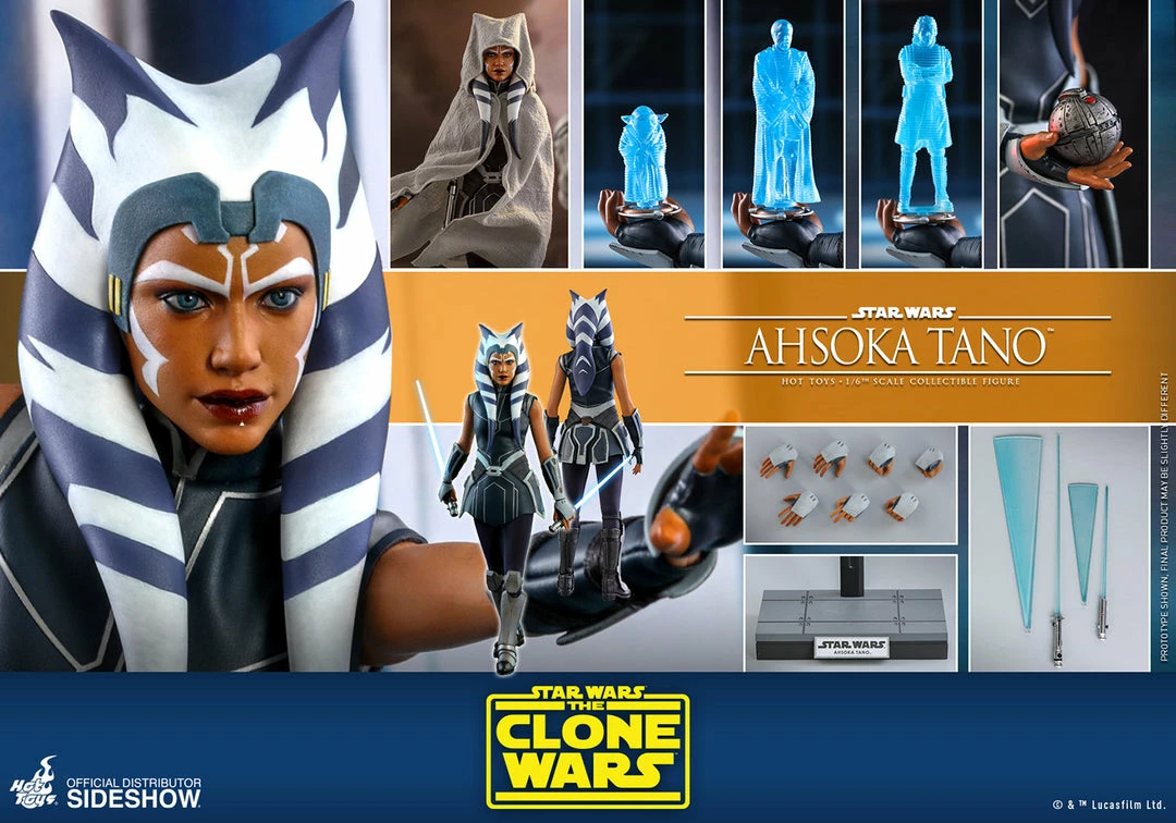 Budget ✨ Hot Toys Sixth Scale Collectible Figures Ahsoka Tano Sixth Scale Figure 🎁 4 Hot Toys Sixth Scale Collectible Figures Ahsoka Tano Sixth Scale Figure