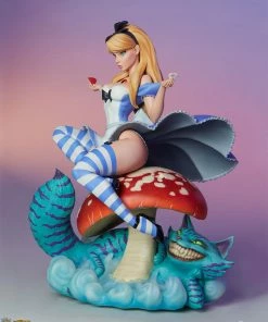 Premium Collection Alice In Wonderland Statue By Sideshow Collectibles Fairytale Fantasies Collection Artist J Scott Campbell