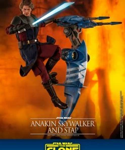 Hot Toys Anakin Skywalker And STAP Sixth Scale Figure Set