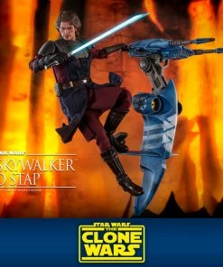 Hot Toys Anakin Skywalker And STAP Sixth Scale Figure Set