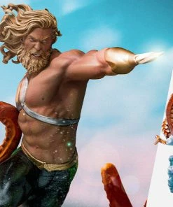 Aquaman Deluxe 1:10 Scale Statue By Iron Studios Art Scale 1:10 - DC Comics SIDESHOW COLLECTIBLES