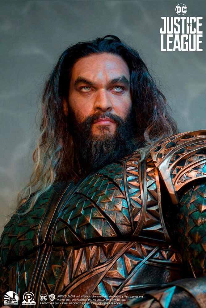 Best Sale 🤩 Aquaman Life-Size Bust By Infinity Studio Justice League ⭐ 10 Aquaman Life-Size Bust By Infinity Studio Justice League