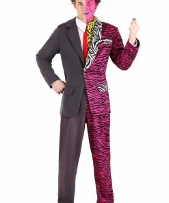 DC Comics Costumes Adult Batman Forever Two-Face Premium Costume Cosplay, Halloween Costumes