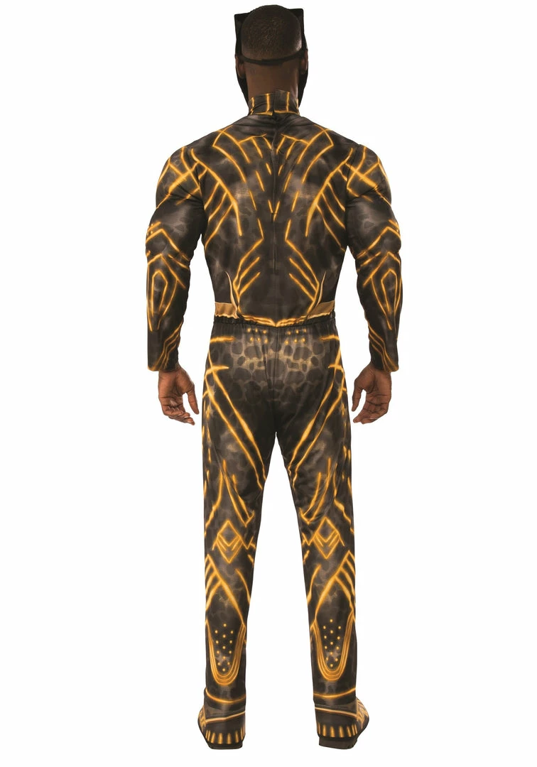 Brand new 🔥 Halloweeencostumes.com Deluxe Adult Black Panther Erik Killmonger Battle Suit Costume Marvel Cosplay, 🎃 Halloween Costumes 🎉 2 Halloweeencostumes.com Deluxe Adult Black Panther Erik Killmonger Battle Suit Costume Marvel Cosplay, Halloween Costumes