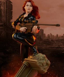 Black Widow Statue By Sideshow Collectibles Avengers Assemble