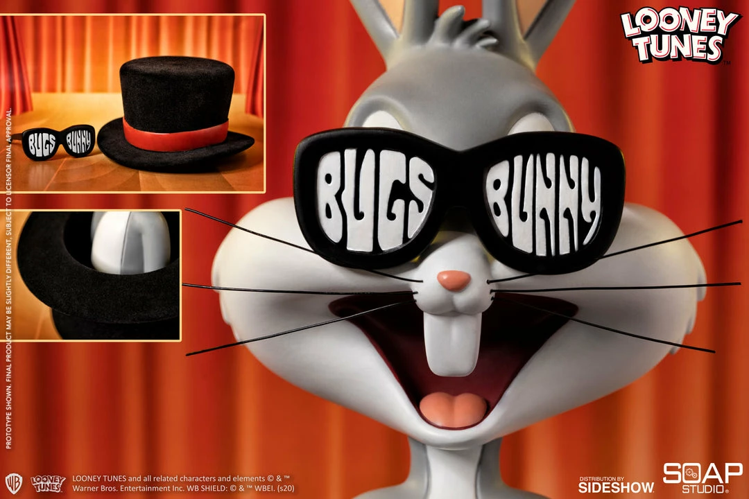 New ✨ Looney Tunes Bugs Bunny Top Hat Bust By Soap Studio 🎁 2 Looney Tunes Bugs Bunny Top Hat Bust By Soap Studio