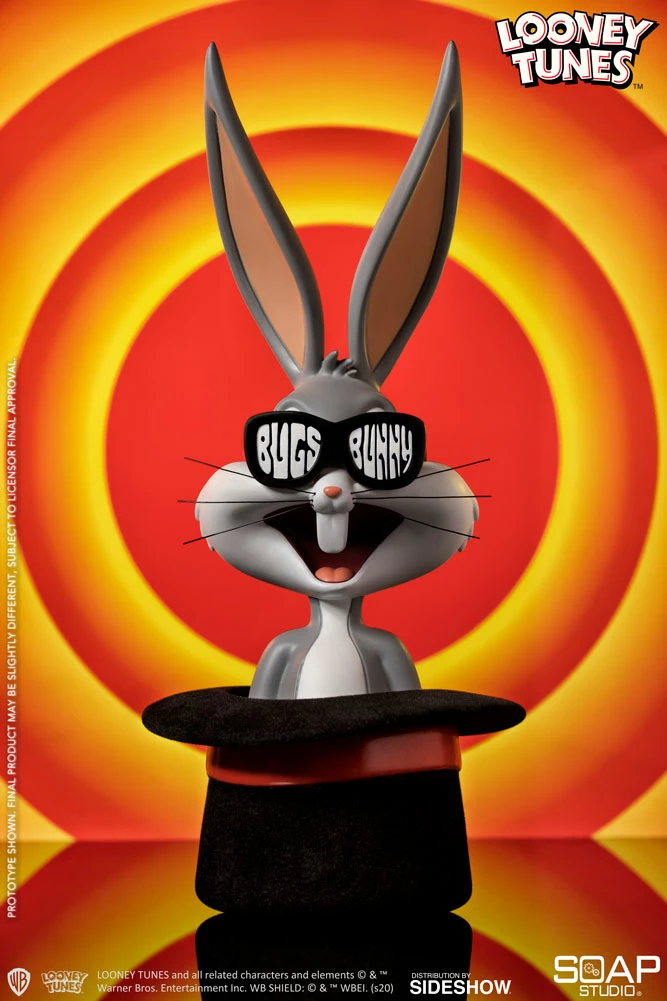 New ✨ Looney Tunes Bugs Bunny Top Hat Bust By Soap Studio 🎁 8 Looney Tunes Bugs Bunny Top Hat Bust By Soap Studio