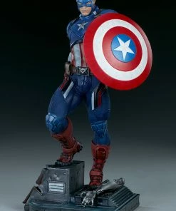 Captain America Premium Format™ Figure By Sideshow Collectibles Limited Edition