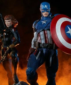 Captain America Premium Format™ Figure By Sideshow Collectibles Limited Edition