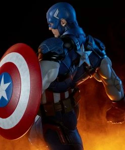 Captain America Premium Format™ Figure By Sideshow Collectibles Limited Edition