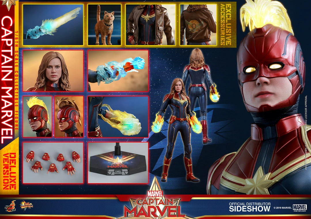 Budget π₯° Avengers Earth's Heroes Captain Marvel Deluxe Version Sixth Scale Figure By Hot Toys Captain Marvel - Movie Masterpiece Series β¨ 24 Avengers Earth's Heroes Captain Marvel Deluxe Version Sixth Scale Figure By Hot Toys Captain Marvel - Movie Masterpiece Series