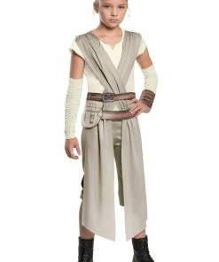 Fun.com Child Classic Star Wars Ep. 7 Rey Costume Cosplay, Halloween Costumes