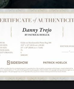 Danny Trejo Art Print By Sideshow Collectibles By Renowned Photographer Patrick Hoelck.