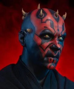 LIFE SIZED STATUES PROPS Darth Maul Life-Size Bust By Sideshow Collectibles
