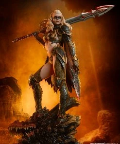 Dragon Slayer: Warrior Forged In Flame Statue By Sideshow Collectibles Premium Collection