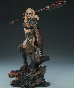 Dragon Slayer: Warrior Forged In Flame Statue By Sideshow Collectibles Premium Collection