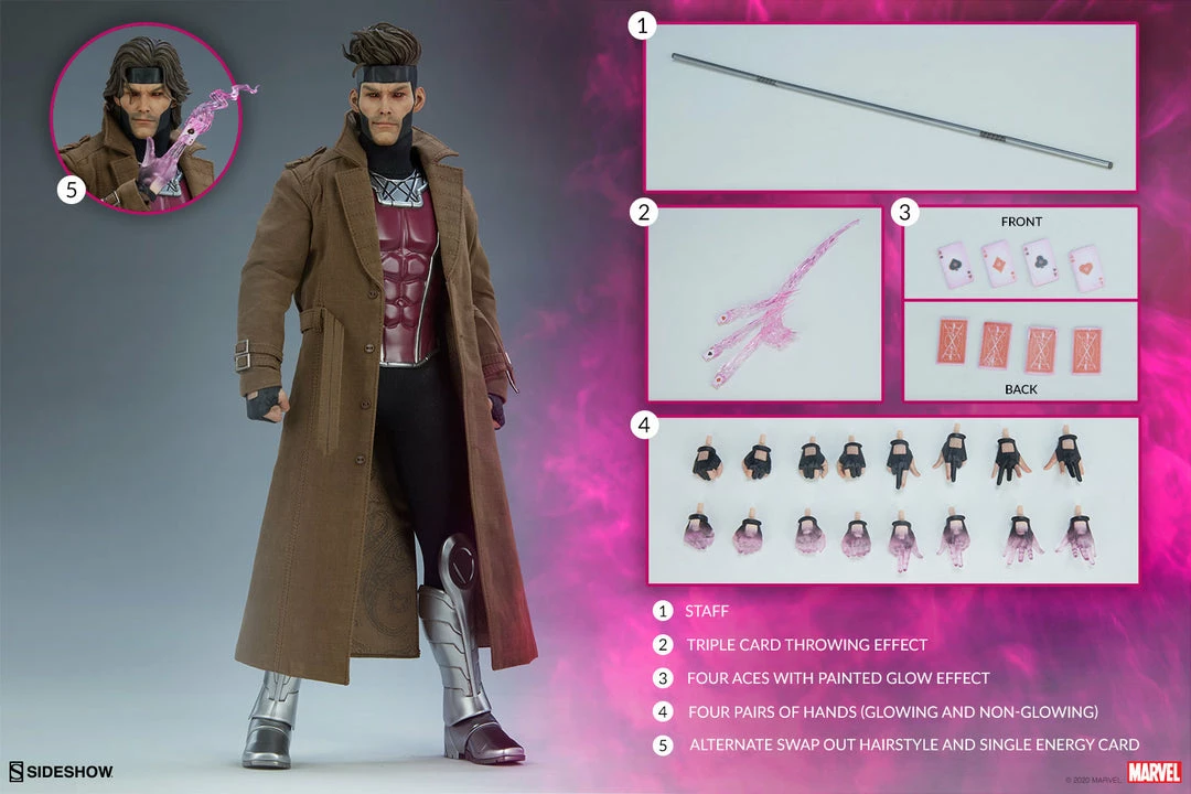 Top 10 ⌛ Sixth Scale Collectible Figures Gambit Deluxe Sixth Scale Figure By Sideshow Collectibles X-Men ❤️ 16 Sixth Scale Collectible Figures Gambit Deluxe Sixth Scale Figure By Sideshow Collectibles X-Men