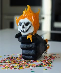 Ghost Rider: One Scoops Designer Collectible Toy By Unruly Industries™ By Erik Scoggan