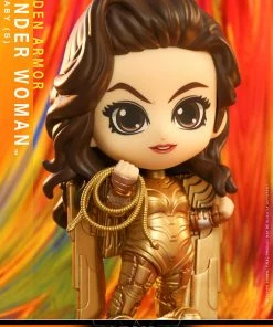 Golden Armor Wonder Woman Collectible Figure By Hot Toys Wonder Woman 1984 - Cosbaby(S) Series