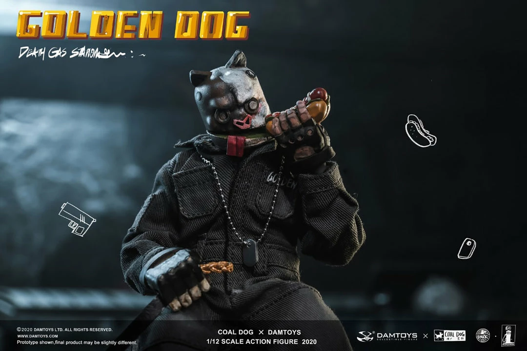 Best Pirce ๐ Golden ๐ Dog Action Figure By Damtoys 1:12 Scale - Damtoys X Coal ๐ Dog SIDESHOW COLLECTIBLES ๐ฏ 4 Golden Dog Action Figure By Damtoys 1:12 Scale - Damtoys X Coal Dog SIDESHOW COLLECTIBLES