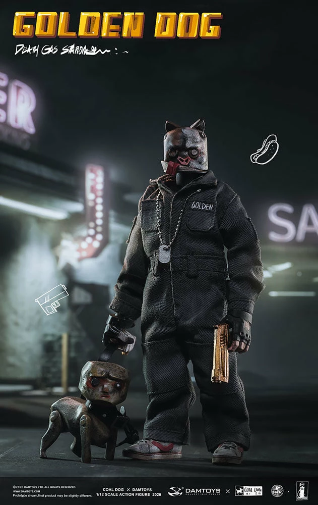 Best Pirce ๐ Golden ๐ Dog Action Figure By Damtoys 1:12 Scale - Damtoys X Coal ๐ Dog SIDESHOW COLLECTIBLES ๐ฏ 8 Golden Dog Action Figure By Damtoys 1:12 Scale - Damtoys X Coal Dog SIDESHOW COLLECTIBLES