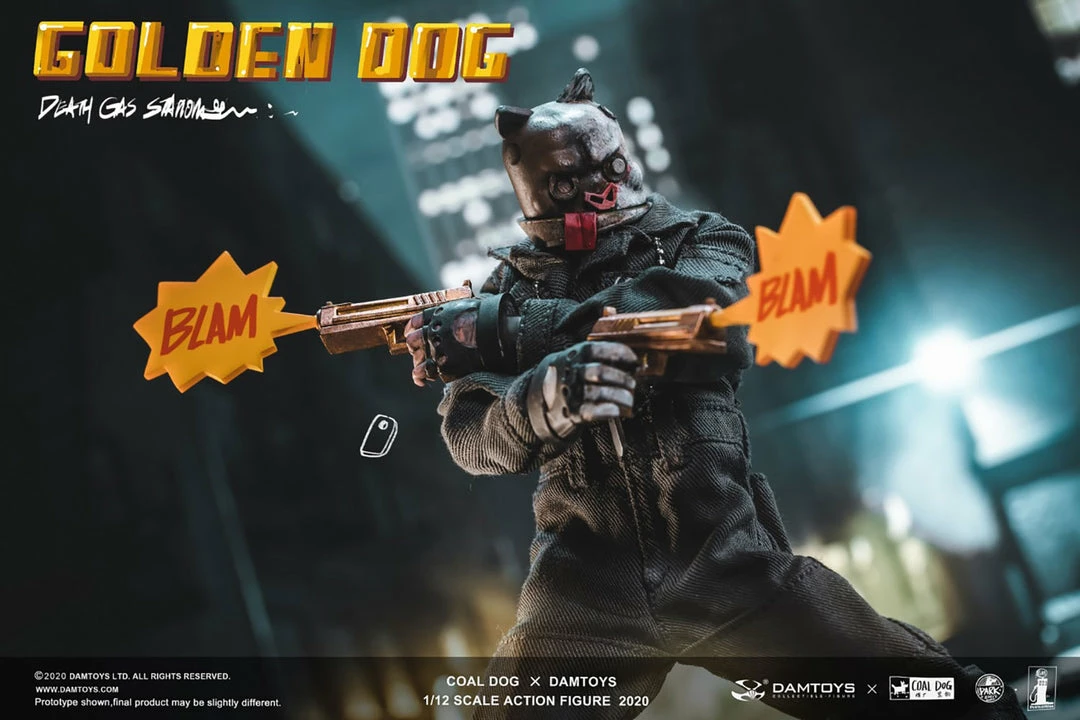 Best Pirce ๐ Golden ๐ Dog Action Figure By Damtoys 1:12 Scale - Damtoys X Coal ๐ Dog SIDESHOW COLLECTIBLES ๐ฏ 10 Golden Dog Action Figure By Damtoys 1:12 Scale - Damtoys X Coal Dog SIDESHOW COLLECTIBLES
