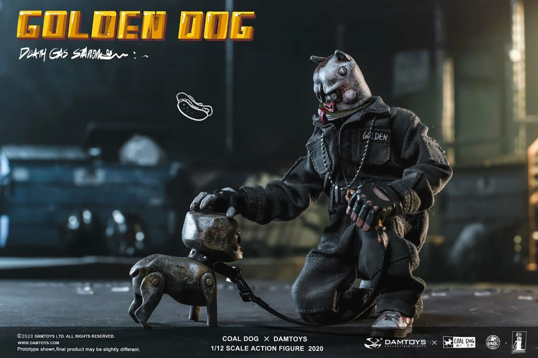 Best Pirce ๐ Golden ๐ Dog Action Figure By Damtoys 1:12 Scale - Damtoys X Coal ๐ Dog SIDESHOW COLLECTIBLES ๐ฏ 12 Golden Dog Action Figure By Damtoys 1:12 Scale - Damtoys X Coal Dog SIDESHOW COLLECTIBLES