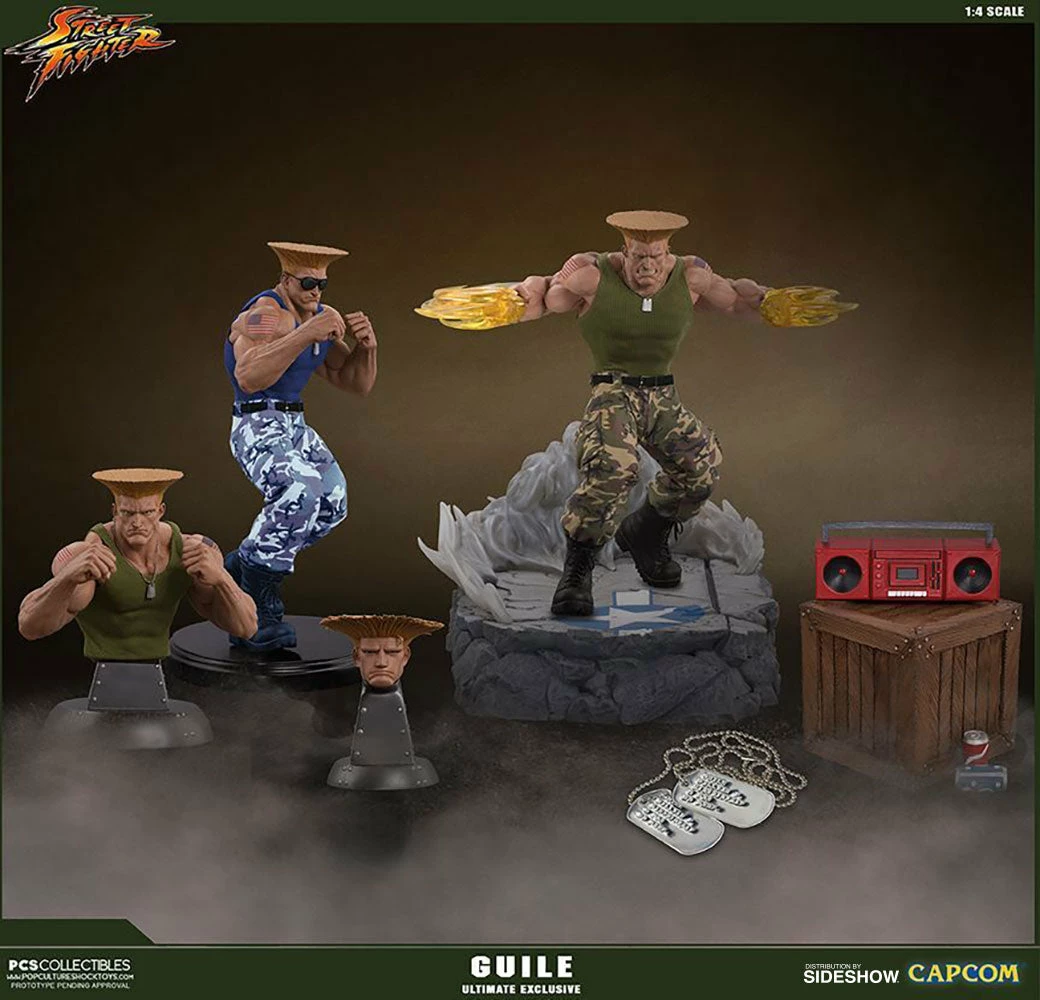 Outlet ๐ Guile Ultimate By PCS Collectibles - Street Fighter โจ 10 Guile Ultimate By PCS Collectibles - Street Fighter