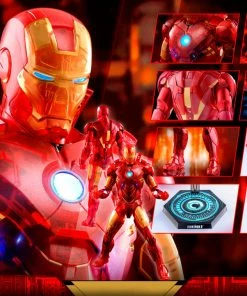 Iron Man Mark IV (Holographic Version) Sixth Scale Figure By Hot Toys Iron Man 2 - Movie Masterpiece Series