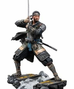 Jin Sakai Polystone Statue By Level52 Studios, 2020 Playstation Release Ghost Of Tsushima