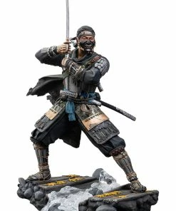 Jin Sakai Polystone Statue By Level52 Studios, 2020 Playstation Release Ghost Of Tsushima