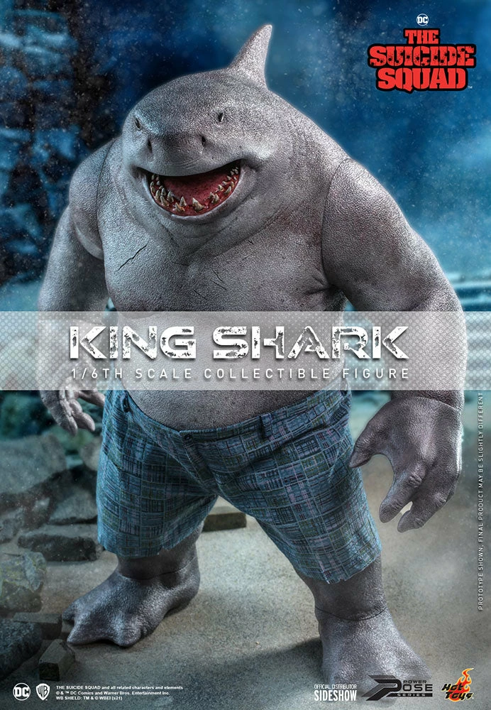 Promo ๐ King Shark Sixth Scale Figure By Hot Toys Power Pose Series (PPS) - The Suicide Squad โจ 10 King Shark Sixth Scale Figure By Hot Toys Power Pose Series (PPS) - The Suicide Squad