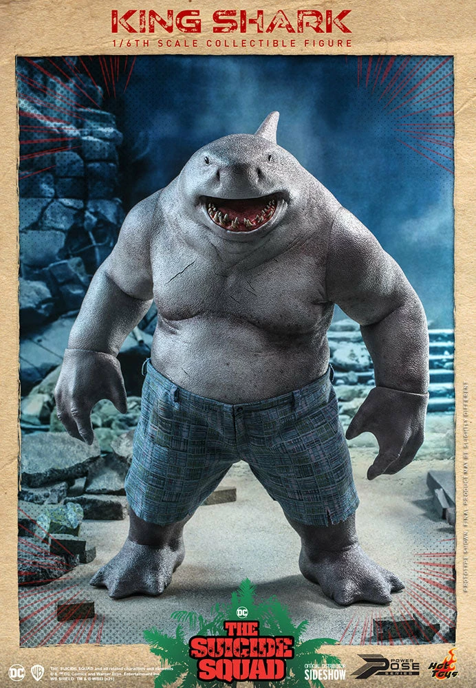 Promo ๐ King Shark Sixth Scale Figure By Hot Toys Power Pose Series (PPS) - The Suicide Squad โจ 2 King Shark Sixth Scale Figure By Hot Toys Power Pose Series (PPS) - The Suicide Squad