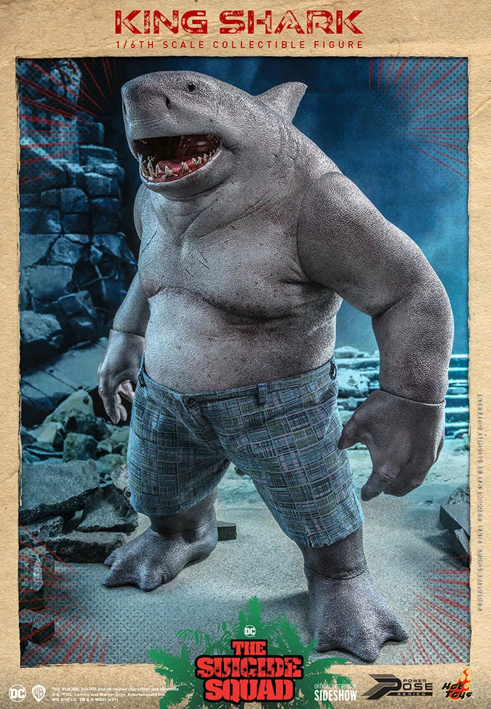 Promo ๐ King Shark Sixth Scale Figure By Hot Toys Power Pose Series (PPS) - The Suicide Squad โจ 11 King Shark Sixth Scale Figure By Hot Toys Power Pose Series (PPS) - The Suicide Squad