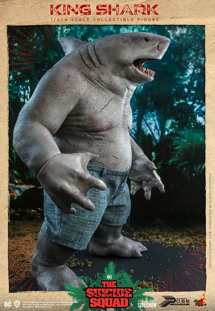 Promo ๐ King Shark Sixth Scale Figure By Hot Toys Power Pose Series (PPS) - The Suicide Squad โจ 3 King Shark Sixth Scale Figure By Hot Toys Power Pose Series (PPS) - The Suicide Squad
