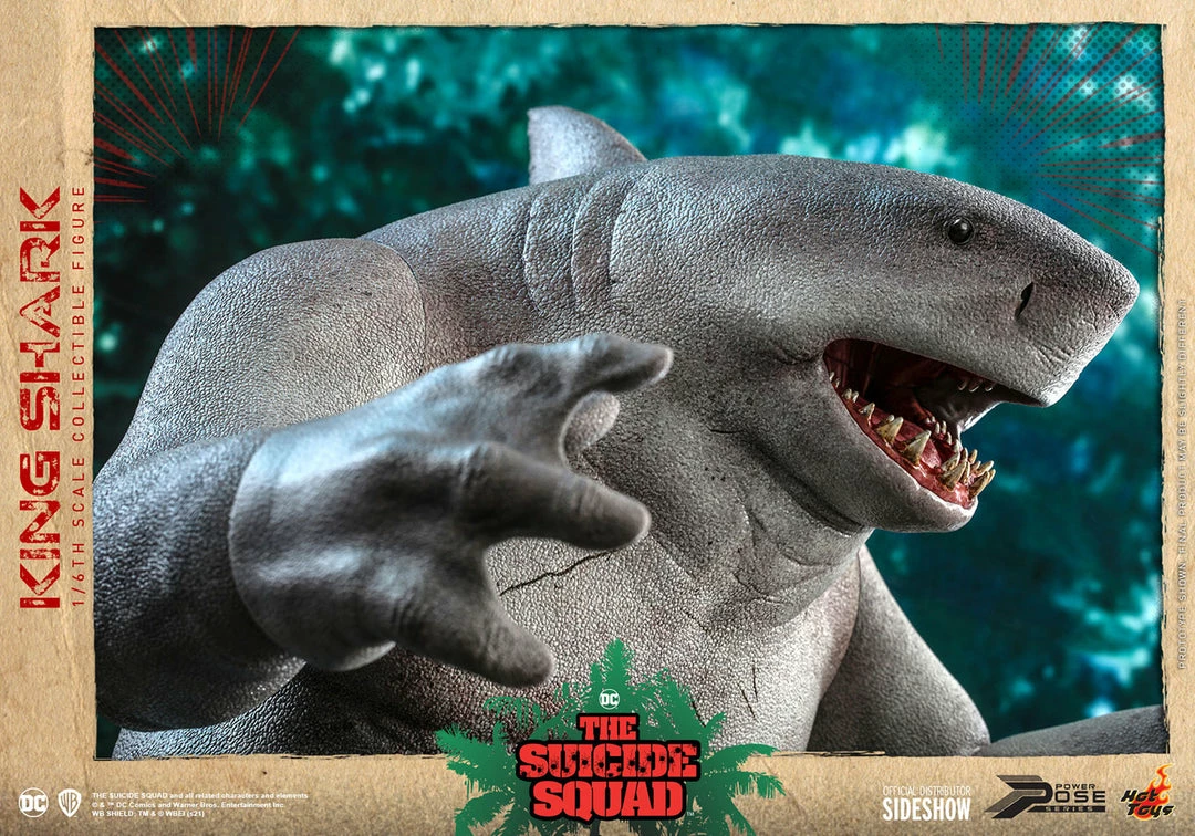 Promo ๐ King Shark Sixth Scale Figure By Hot Toys Power Pose Series (PPS) - The Suicide Squad โจ 9 King Shark Sixth Scale Figure By Hot Toys Power Pose Series (PPS) - The Suicide Squad