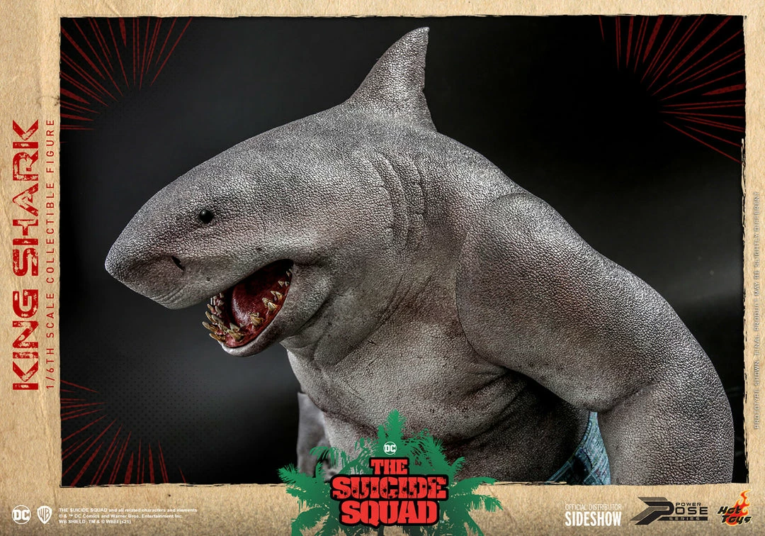 Promo ๐ King Shark Sixth Scale Figure By Hot Toys Power Pose Series (PPS) - The Suicide Squad โจ 6 King Shark Sixth Scale Figure By Hot Toys Power Pose Series (PPS) - The Suicide Squad