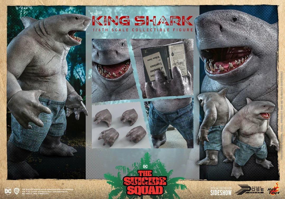Promo ๐ King Shark Sixth Scale Figure By Hot Toys Power Pose Series (PPS) - The Suicide Squad โจ 13 King Shark Sixth Scale Figure By Hot Toys Power Pose Series (PPS) - The Suicide Squad