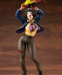 Leatherface Chainsaw Dance Statue By Kotobukiya Bishoujo Series - 1:7 Scale Texas Chainsaw Massacre