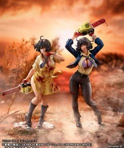 Leatherface Chainsaw Dance Statue By Kotobukiya Bishoujo Series - 1:7 Scale Texas Chainsaw Massacre