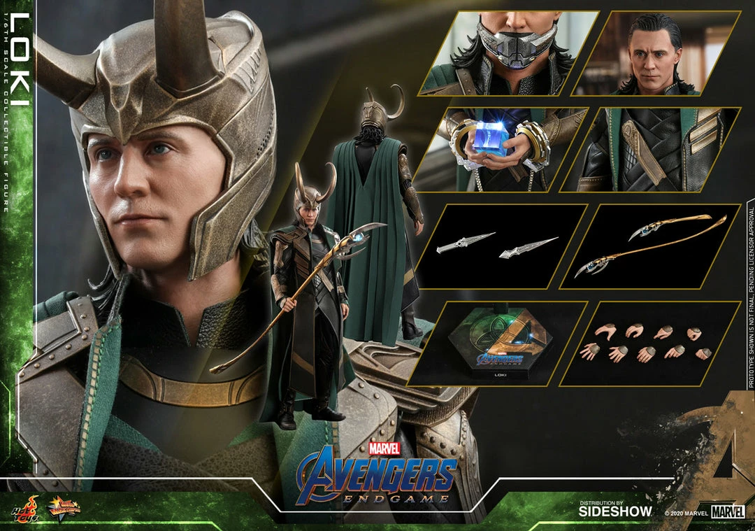 Wholesale 🥰 Loki Sixth Scale Figure By Hot Toys Movie Masterpiece Series - Avengers: Endgame ⭐ 19 Loki Sixth Scale Figure By Hot Toys Movie Masterpiece Series - Avengers: Endgame